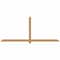 Ekena Millwork Eugene Smooth Timber Gable Bracket, Western Red Cedar, 96"W x 40"H x 3 1/2"D x 3 1/2"F, 10/12 Pitch GBW096X40X0404EUG00SWR - alternate 1